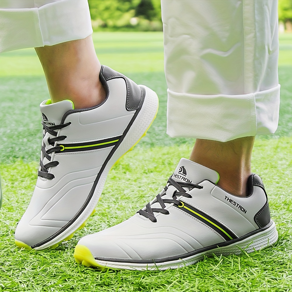 Professional Mens Golf Shoes Waterproof Non Slip Sneakers Outdoor Training Hiking Running Comfy Shoes   & Outdoors Temu details 4