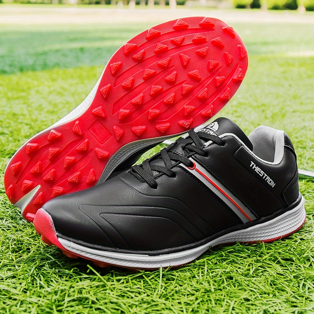 Professional Mens Golf Shoes Waterproof Non Slip Sneakers Outdoor Training Hiking Running Comfy Shoes   & Outdoors Temu details 9