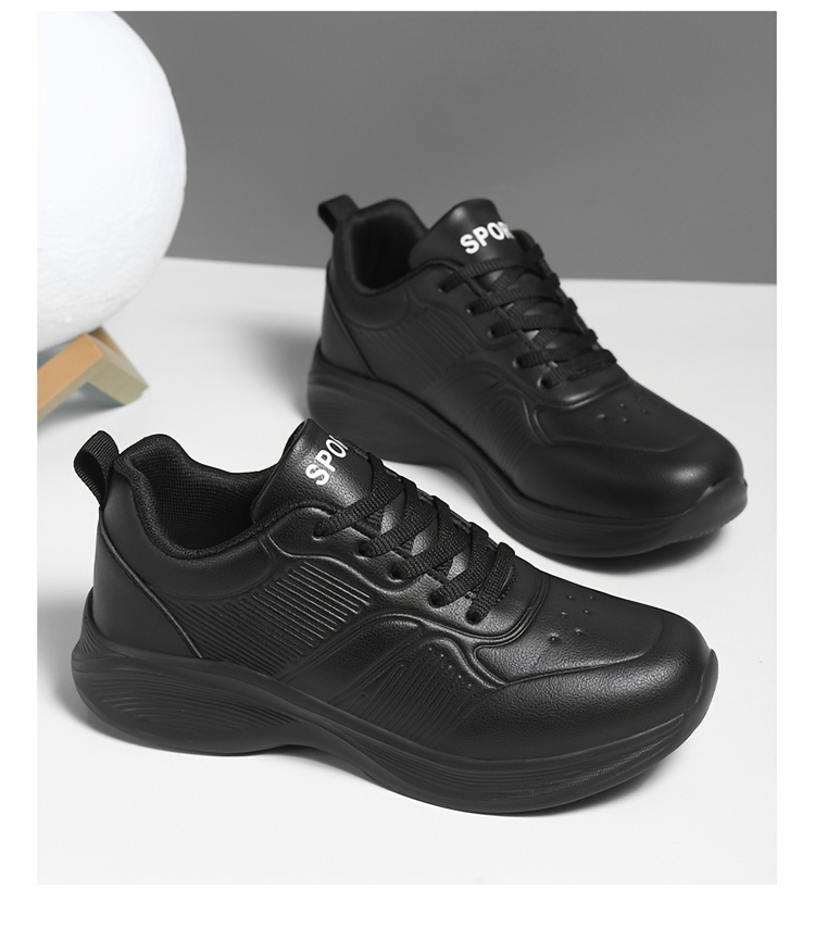 black comfort sneakers women s waterproof anti fatigue soft details 11