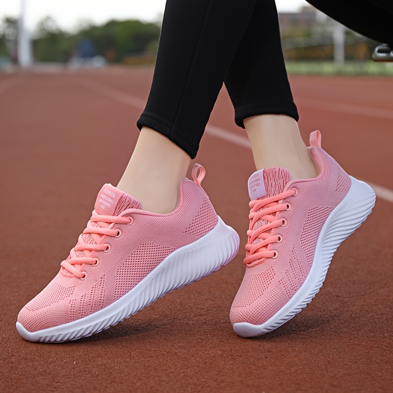 mesh sneakers women s breathable lightweight running shoes details 4