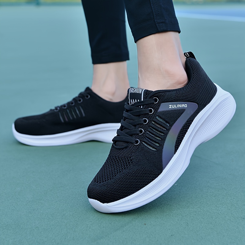 women s fashion sneakers breathable mesh casual sports shoes details 2