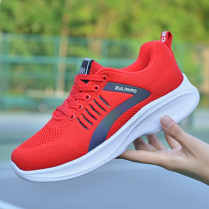 women s fashion sneakers breathable mesh casual sports shoes details 3