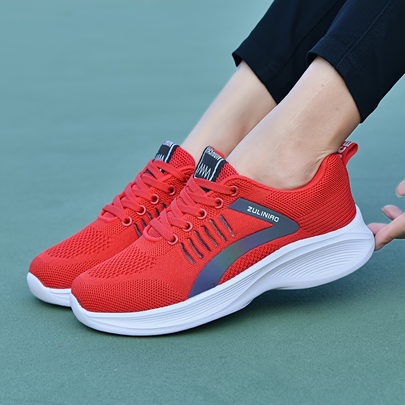 women s fashion sneakers breathable mesh casual sports shoes details 6