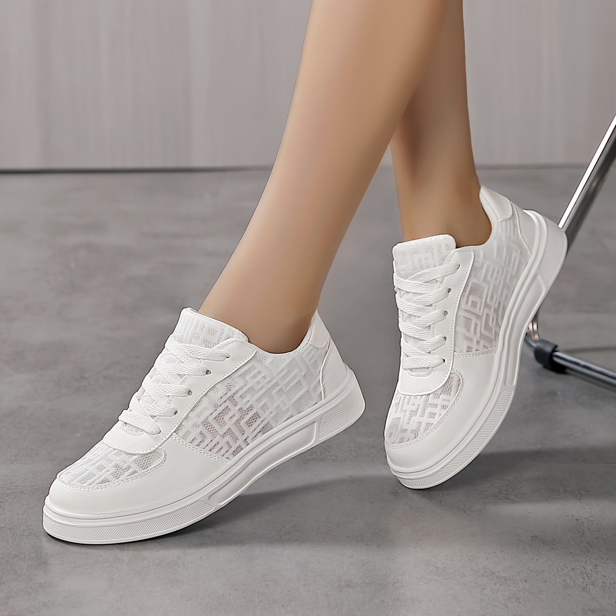 mesh sneakers women s fashion breathable summer casual skate details 3