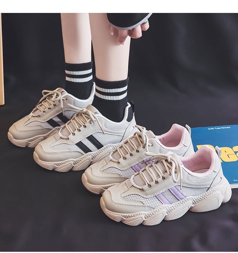 Women s Chunky Sneakers Dad Shoes Versatile Fashion Athletic details 1