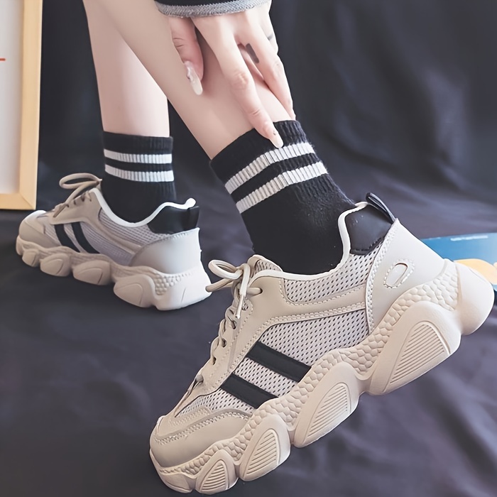 Women s Chunky Sneakers Dad Shoes Versatile Fashion Athletic details 2