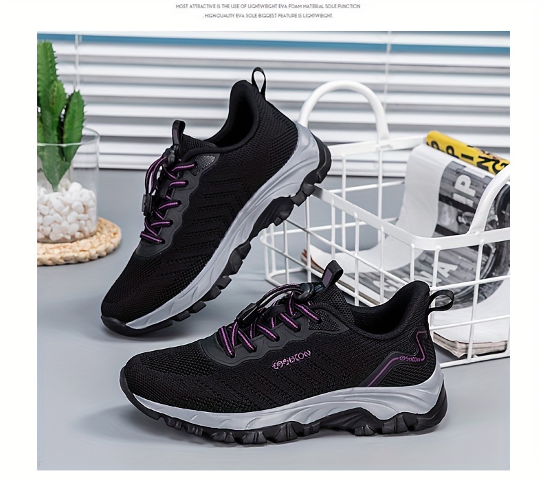 sporty walking shoes women slip breathable outdoor casual details 8