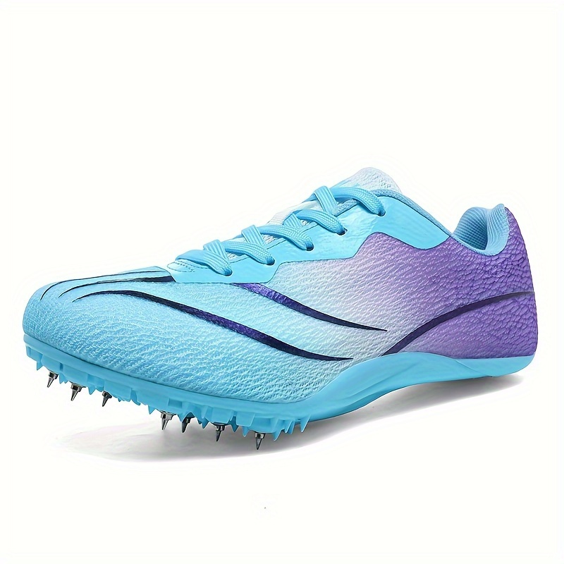 track running shoes professional non slip spike sports details 3