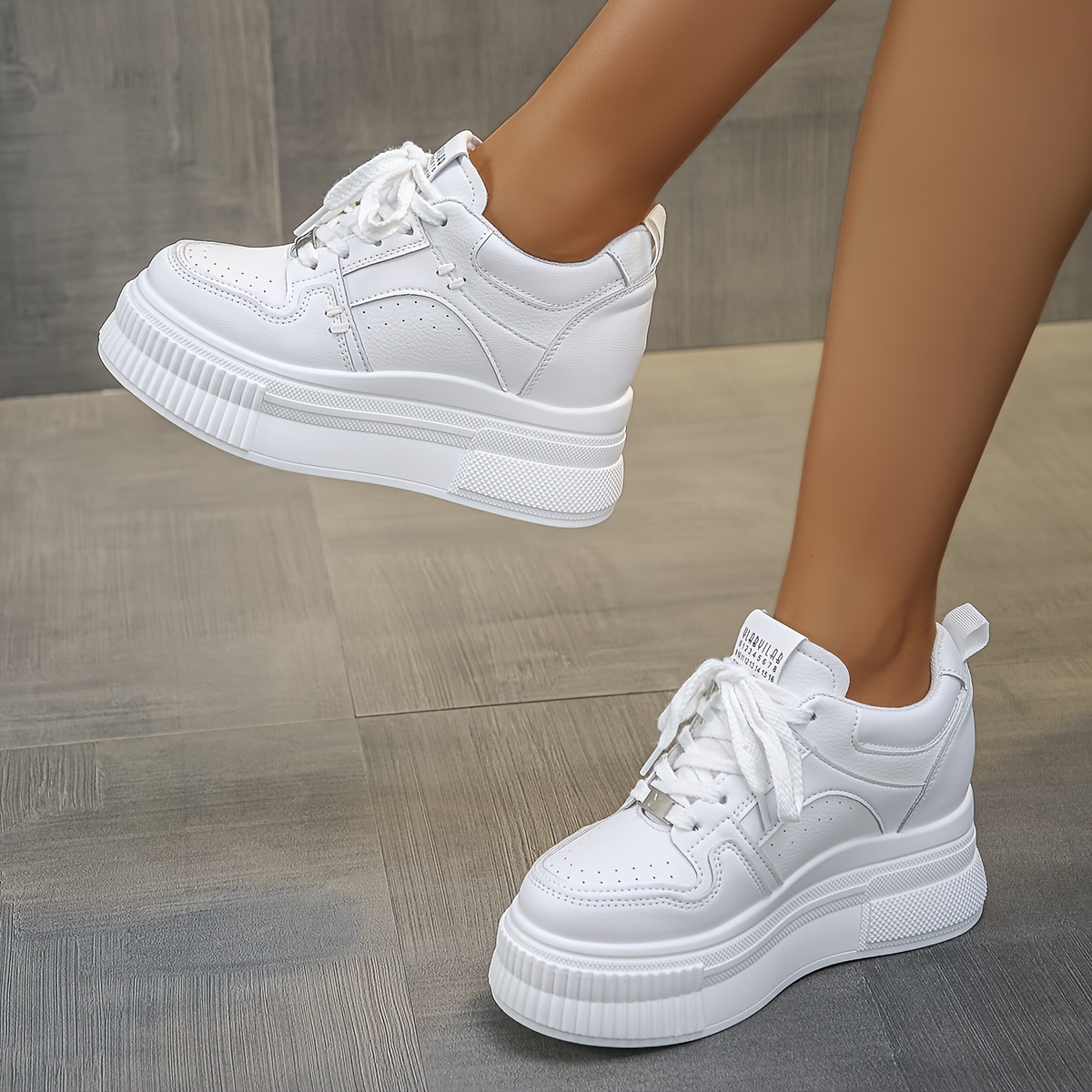 women s platform sneakers spring/fall season elevating shoes details 2