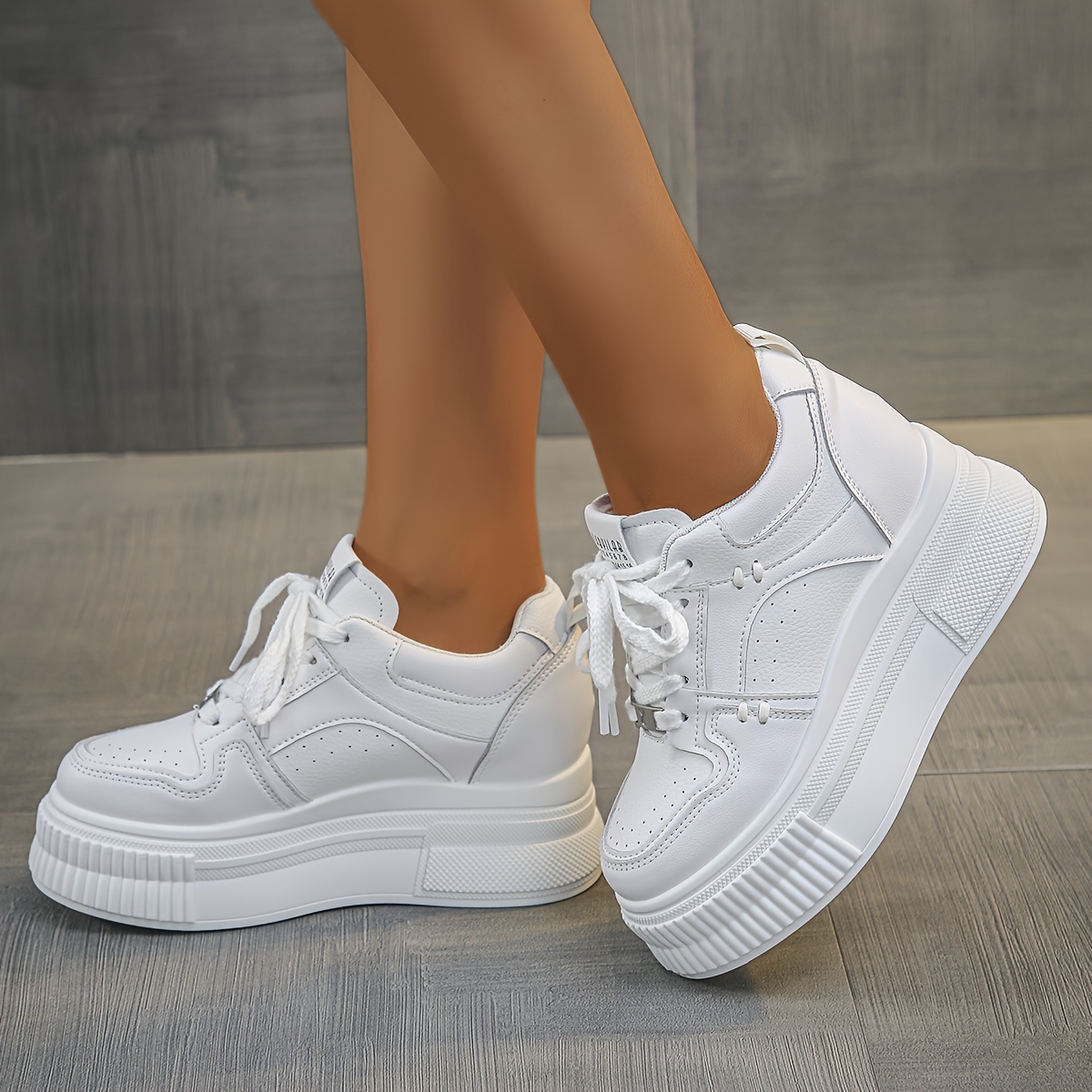 women s platform sneakers spring/fall season elevating shoes details 5